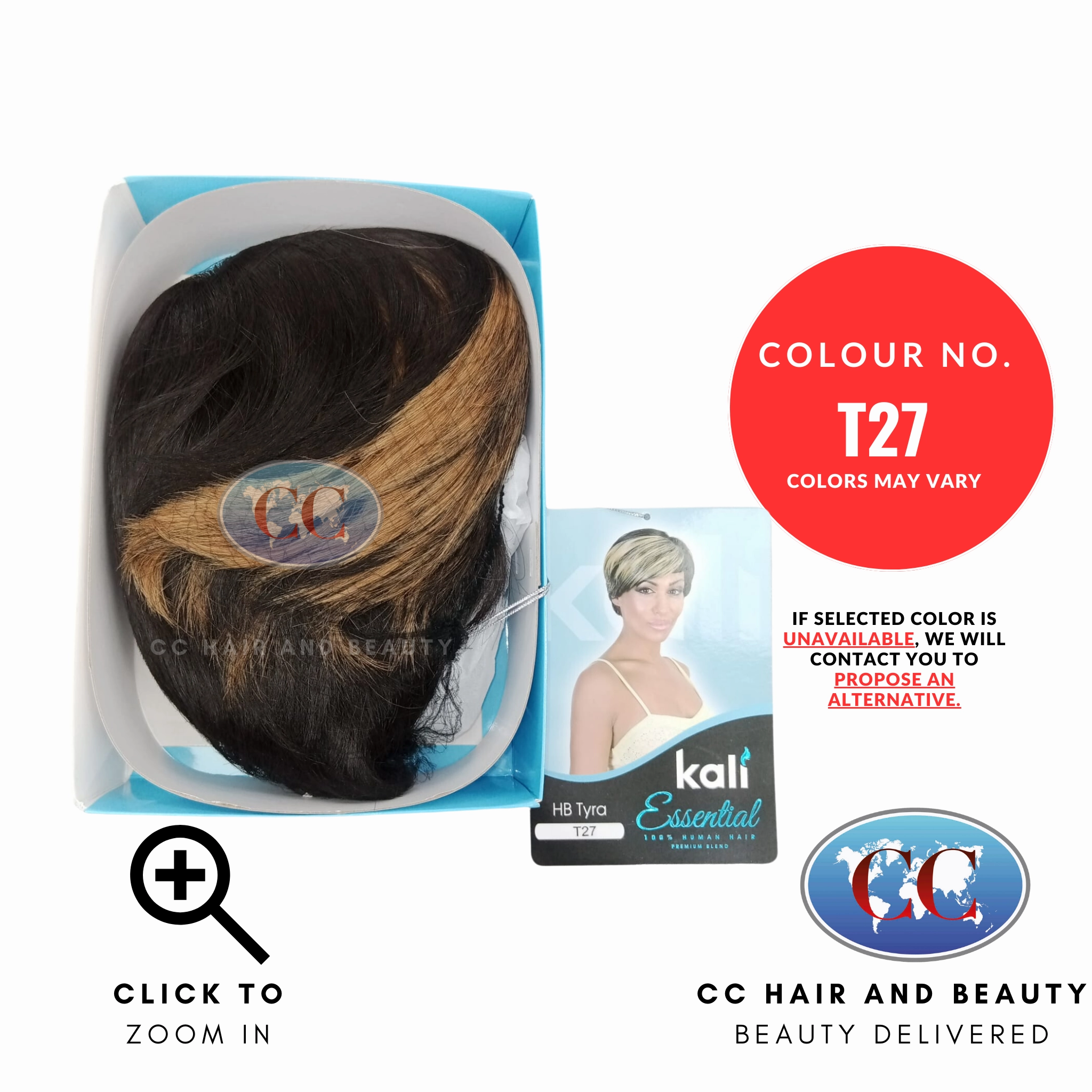 Kali Essential HB TYRA  100% Human Hair Premium Blend Best Quality Wig