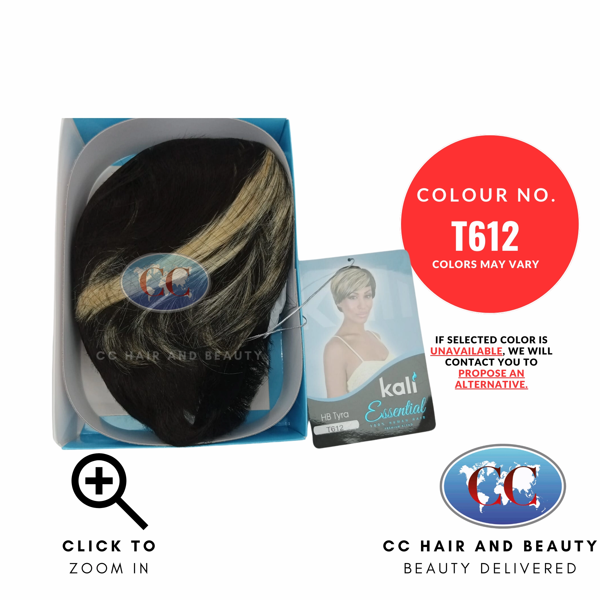 Kali Essential HB TYRA  100% Human Hair Premium Blend Best Quality Wig
