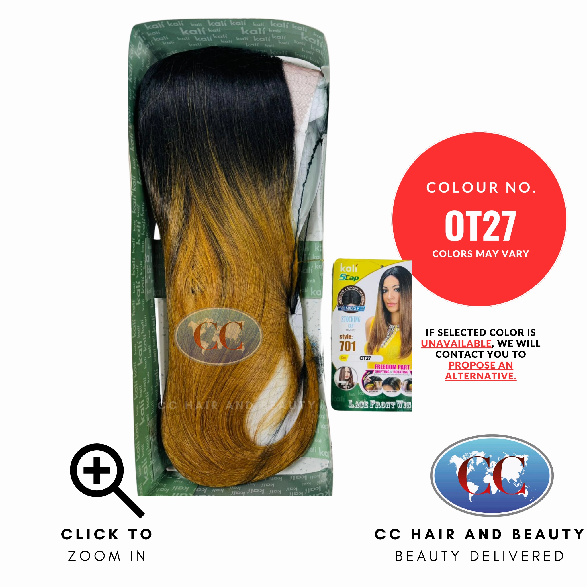 Kali Synthetic Hair Freedom Part Lace Wig - 701