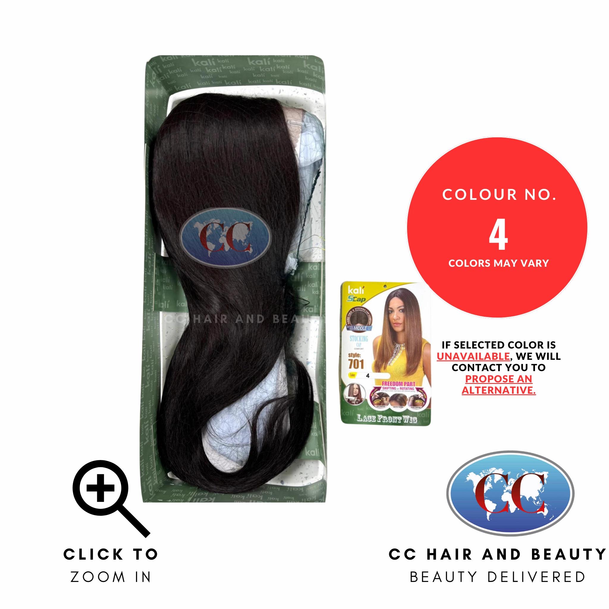 Kali Synthetic Hair Freedom Part Lace Wig - 701