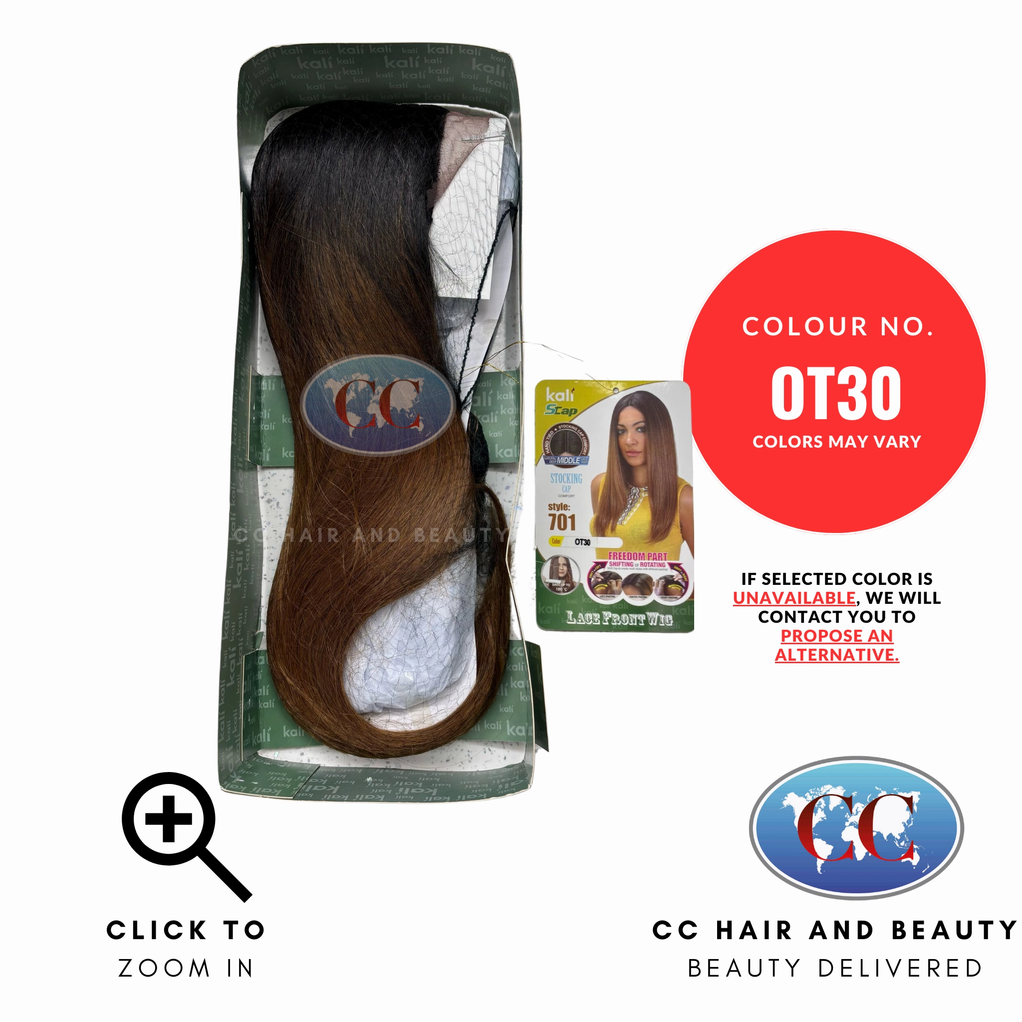 Kali Synthetic Hair Freedom Part Lace Wig - 701