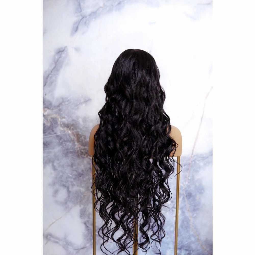 KEHLANI Black 30" Lace Front Wig