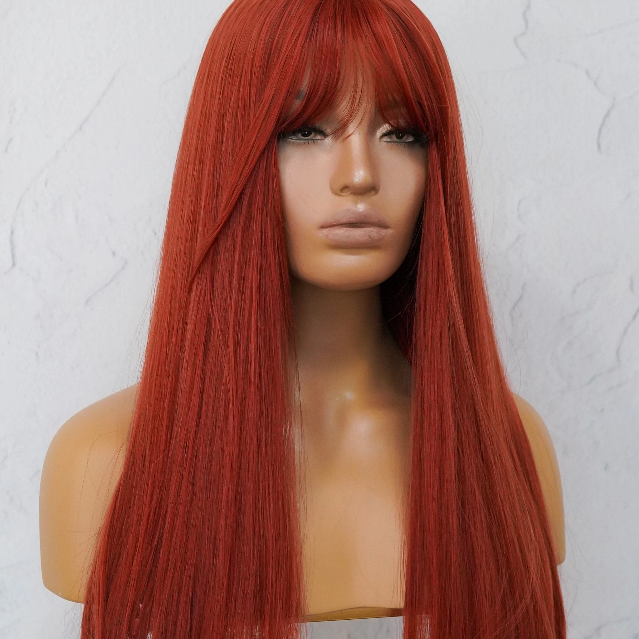 KERRY Red Fringe Wig