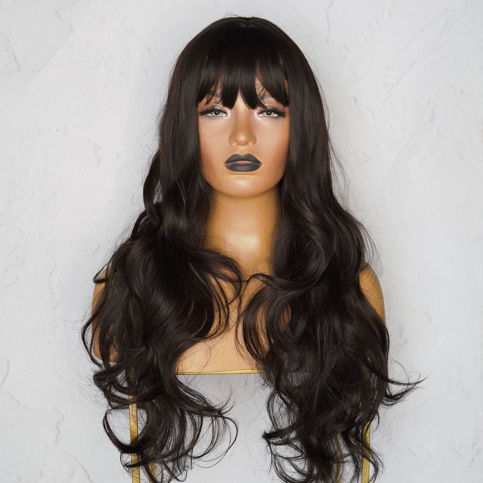 KIRBY Dark Brown Fringe Wig