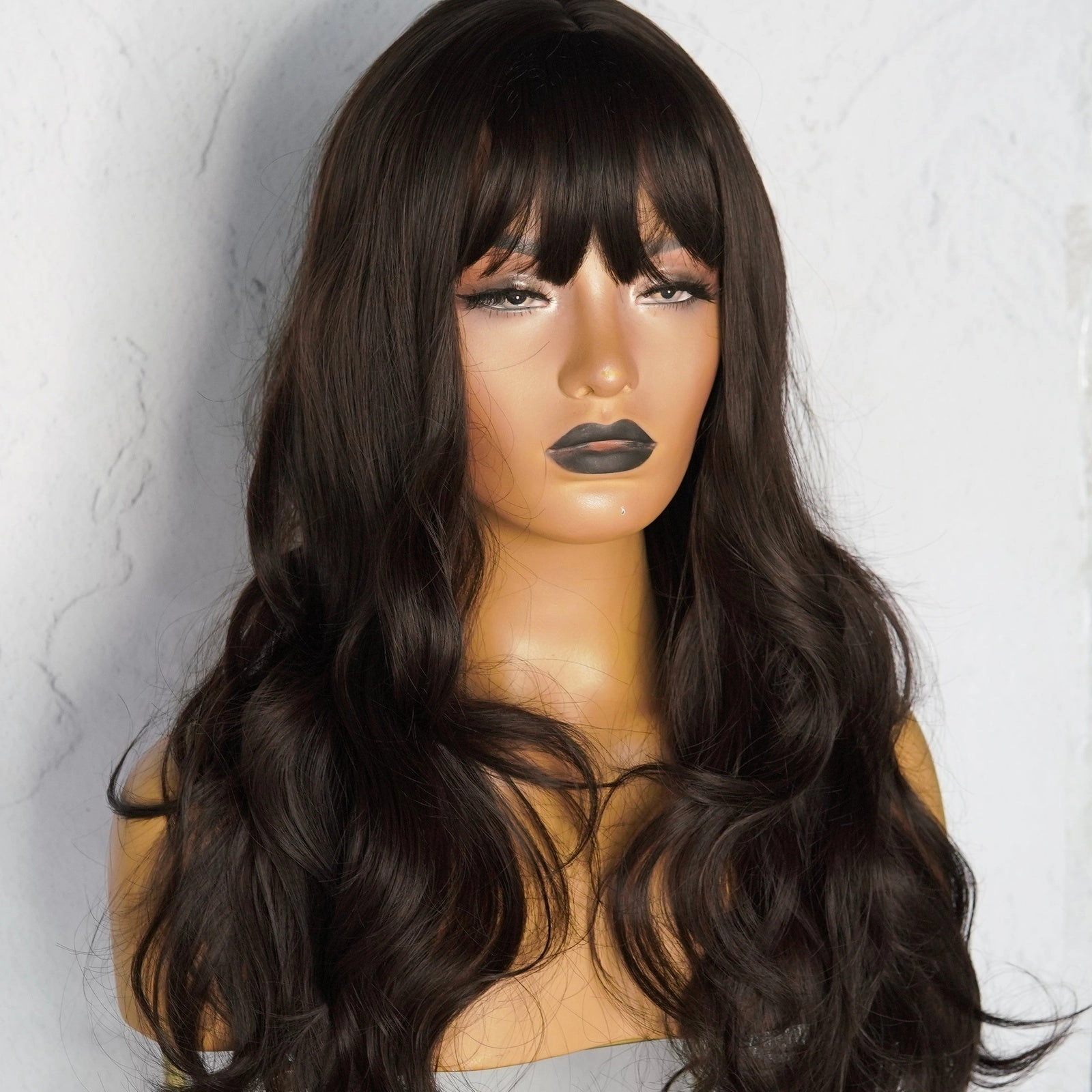 KIRBY Dark Brown Fringe Wig