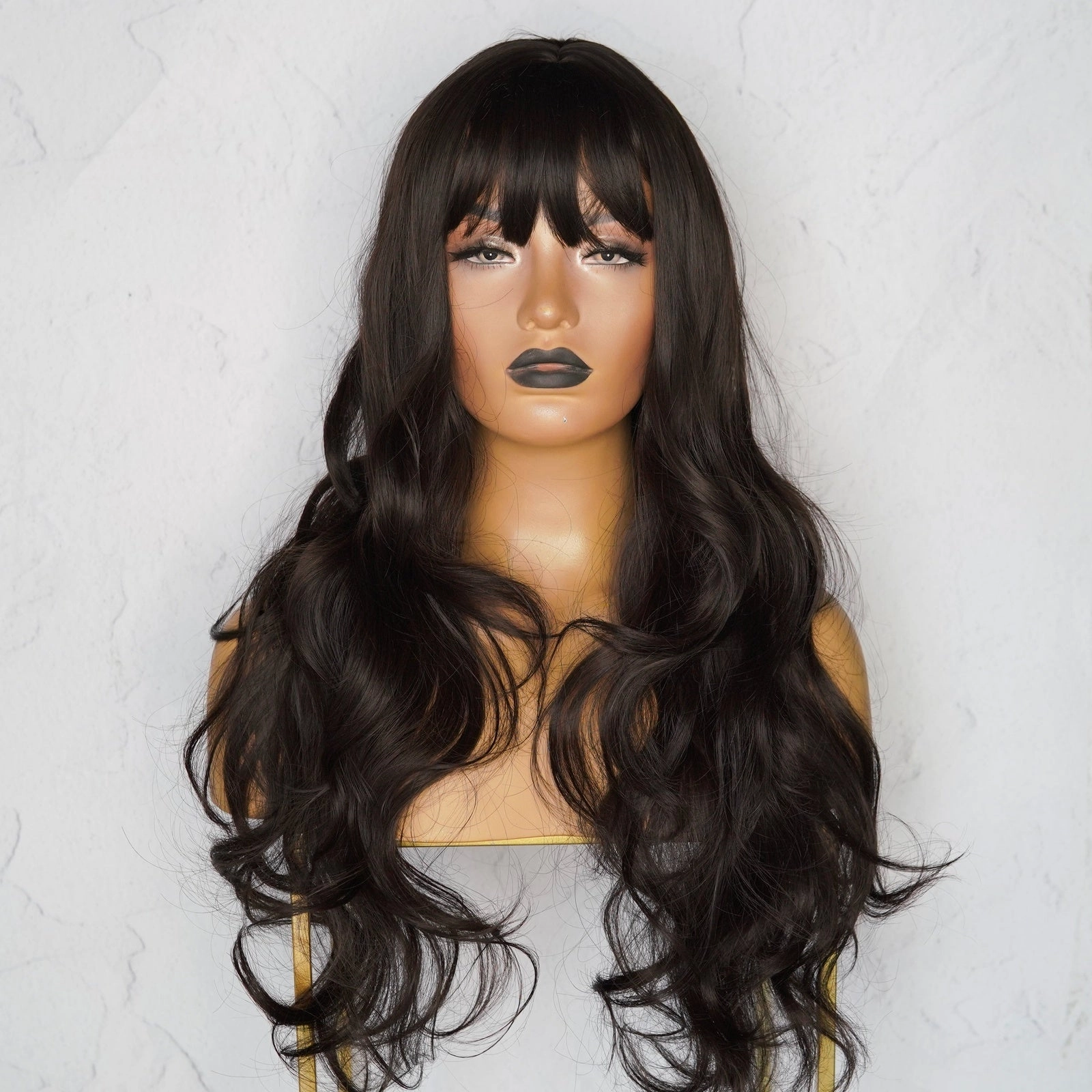 KIRBY Dark Brown Fringe Wig
