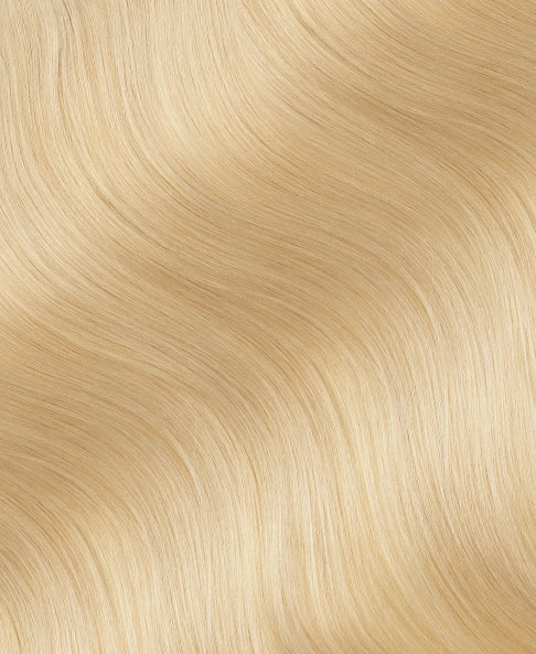 lace front human wig - 14" bombshell blonde.