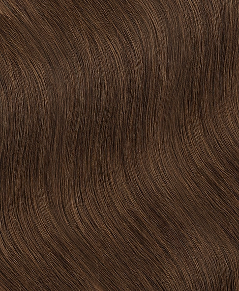 lace front human wig - 14" light brown.