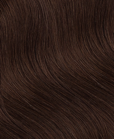 lace front human wig - 24" medium brown.