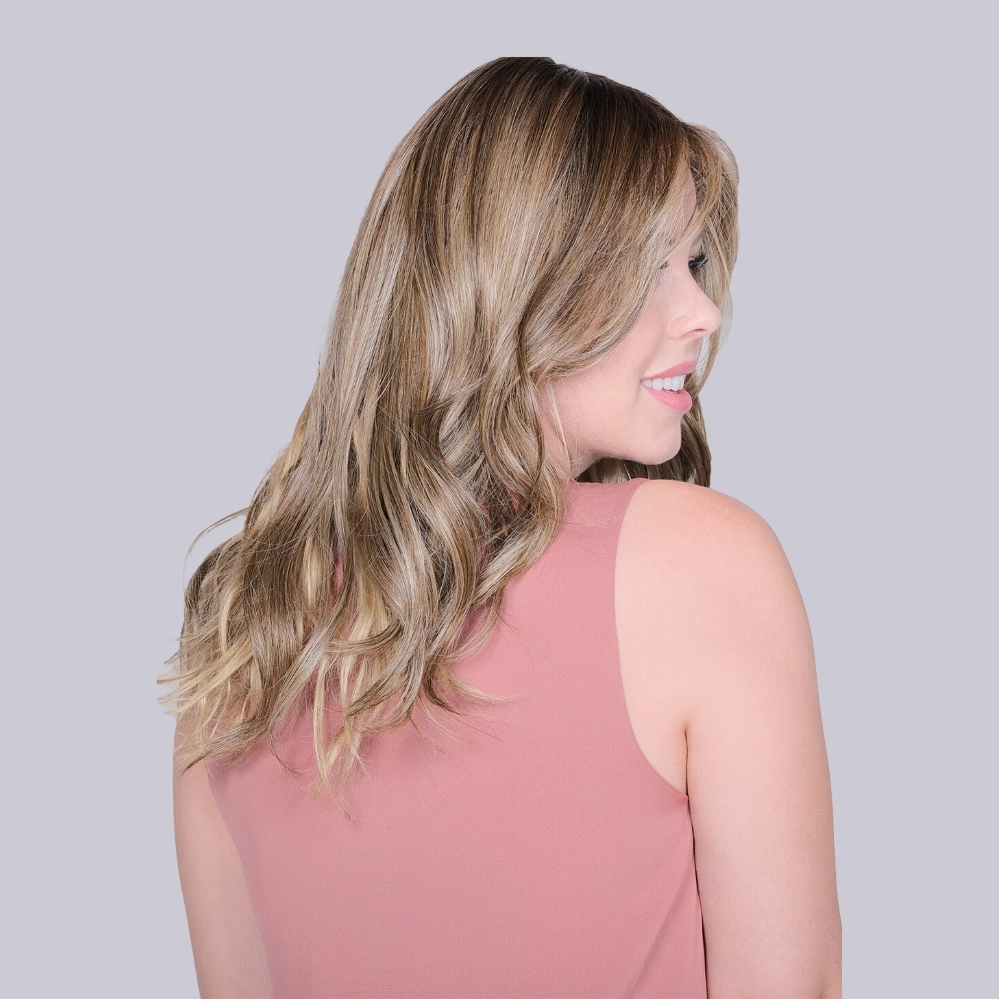 Lace Front Mono Topper Peerless 19" - Caf Collection by BelleTress