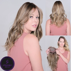 Lace Front Mono Topper Peerless 19" - Caf Collection by BelleTress