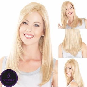Lace Front Mono Topper Straight 18" - Caf Collection by BelleTress