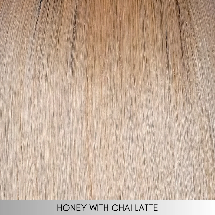 Lace Front Mono Topper Straight 18" - Caf Collection by BelleTress