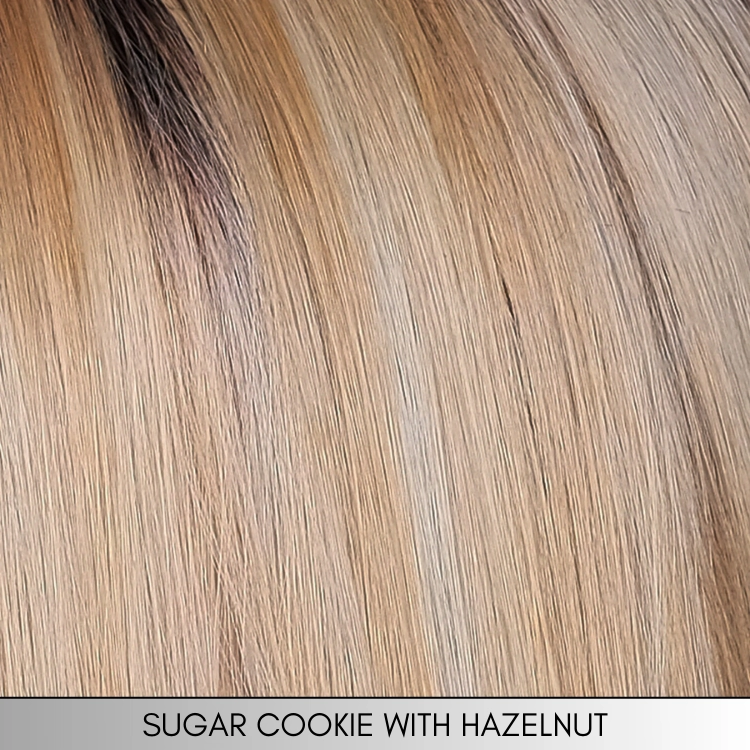 Lace Front Mono Topper Straight 18" - Caf Collection by BelleTress