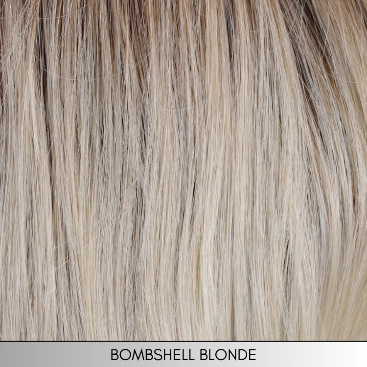 Lace Front Mono Topper Straight 18" - Caf Collection by BelleTress