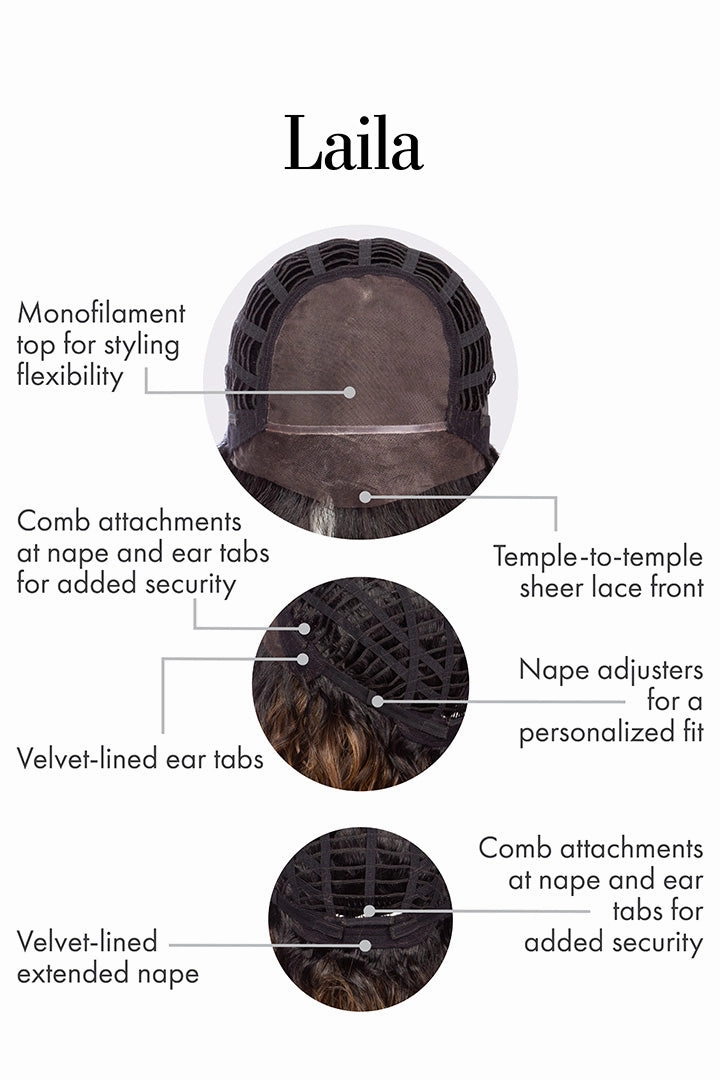 Laila Wig by Kim Kimble | Heat Friendly Synthetic Hair | Average Cap