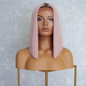 LAURA Pink Ombre Lace Front Wig