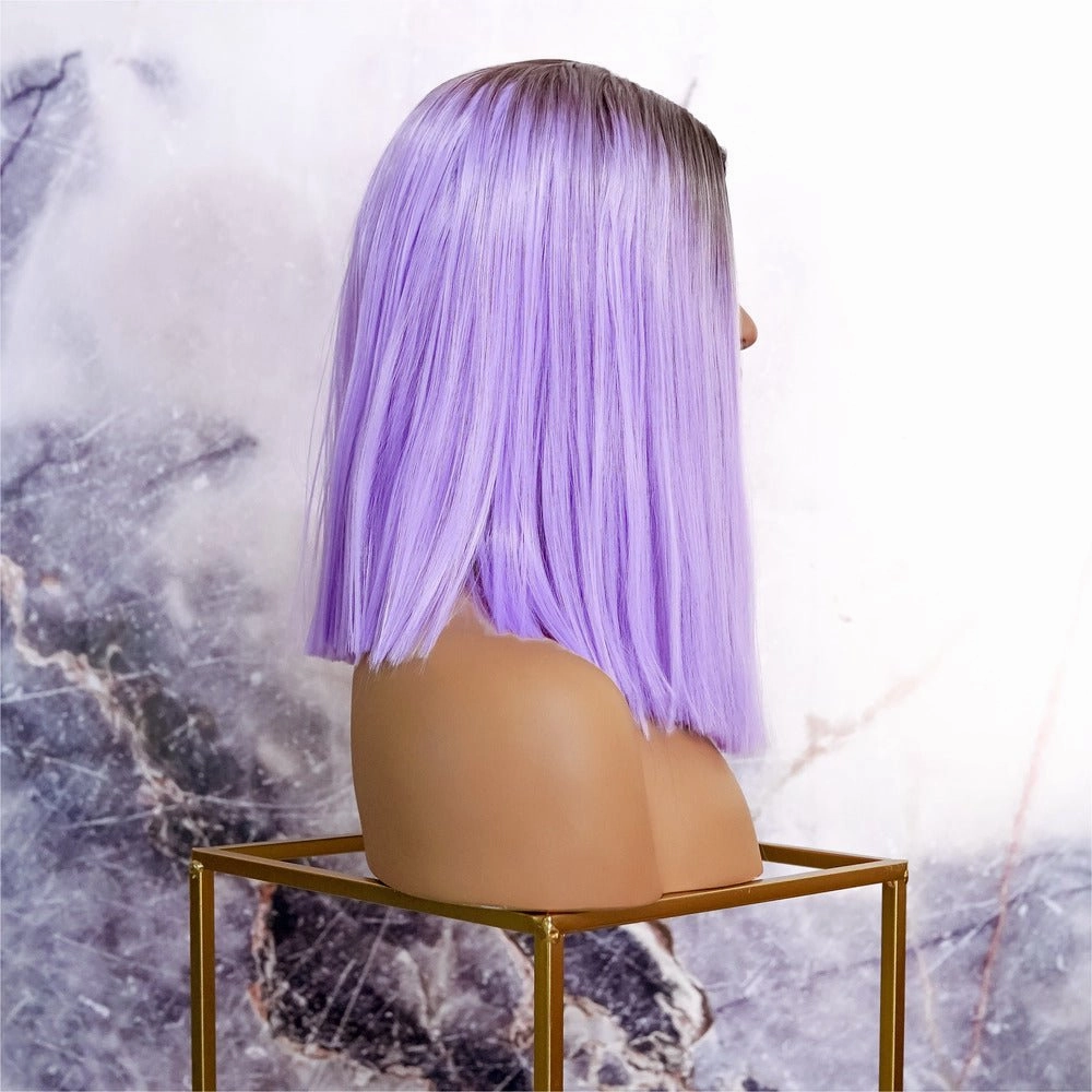 LAURA Purple Ombre Lace Front Wig