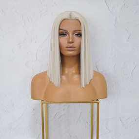 LAURA White Platinum Blonde Lace Front Wig
