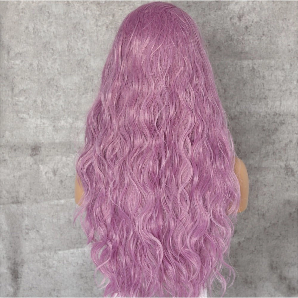 Leyla Pink Wavy 24" Lace Front Wig