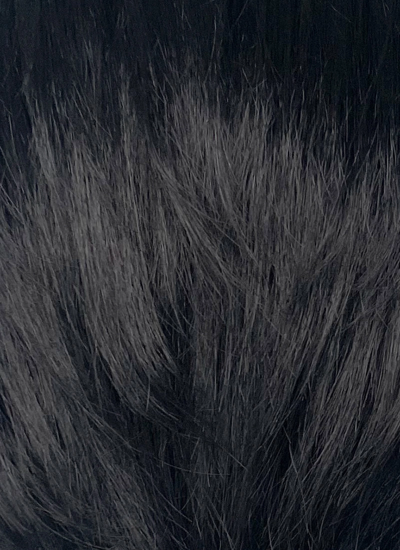 Like a Dragon Kazuma Kiryu Straight Slicked Back Black Lace Front Synthetic Men's Wig LF6010B