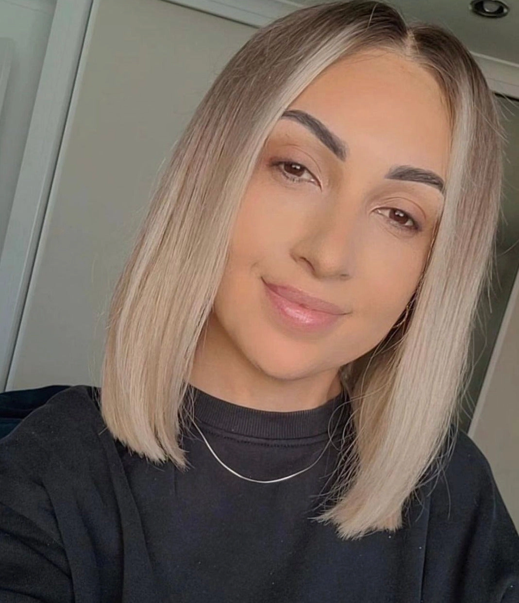 LILLIAN Blonde Human Hair Full Lace Wig