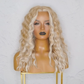 LILY 20" Frosted Blonde Lace Front Wig