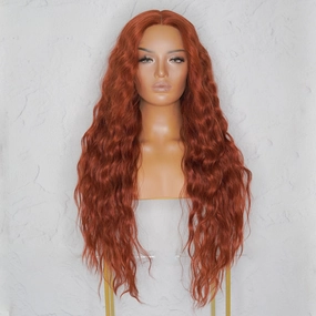 LILY 30" Auburn Lace Front Wig