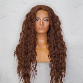 LILY 30" Chocolate Brown Lace Front Wig