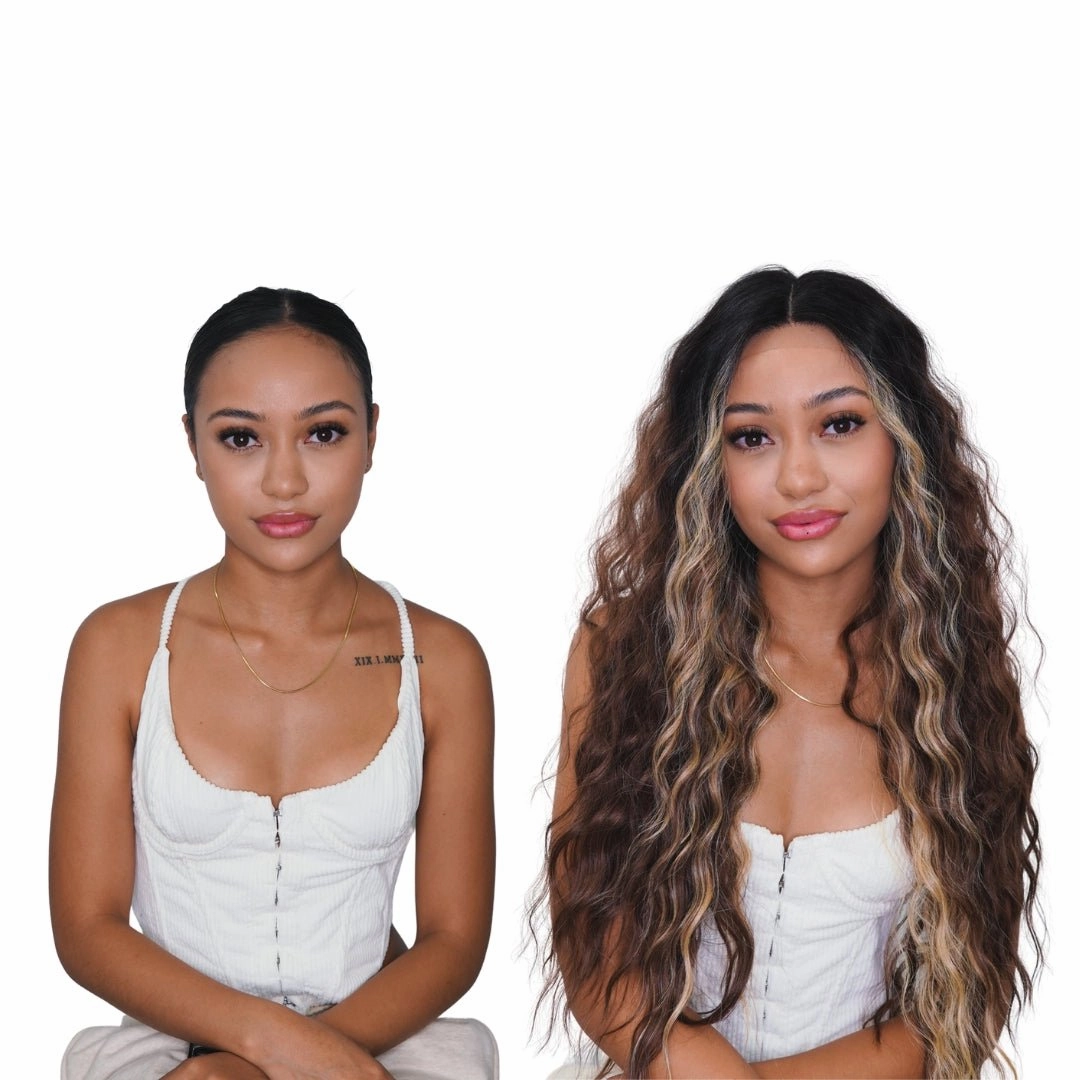 LILY 30" Mocha Lace Front Wig