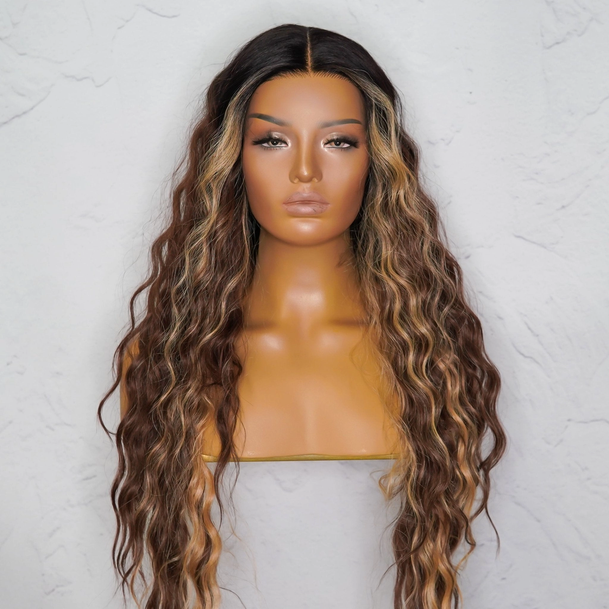 LILY 30" Mocha Lace Front Wig