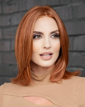 Lisa Wig by Envy | Human Hair/Heat Friendly Synthetic Blend Hair | Average Cap