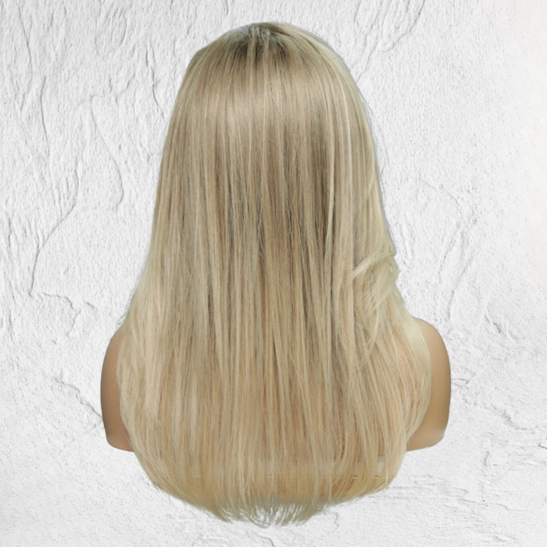 Lived In Blonde Human Hair Lace Front Wig