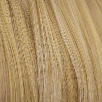 Long blonde bob wig (LOB) with textured waves: Kara