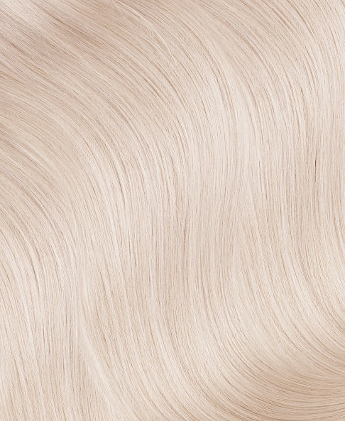 long bob human wig  - 12" platinum blonde.