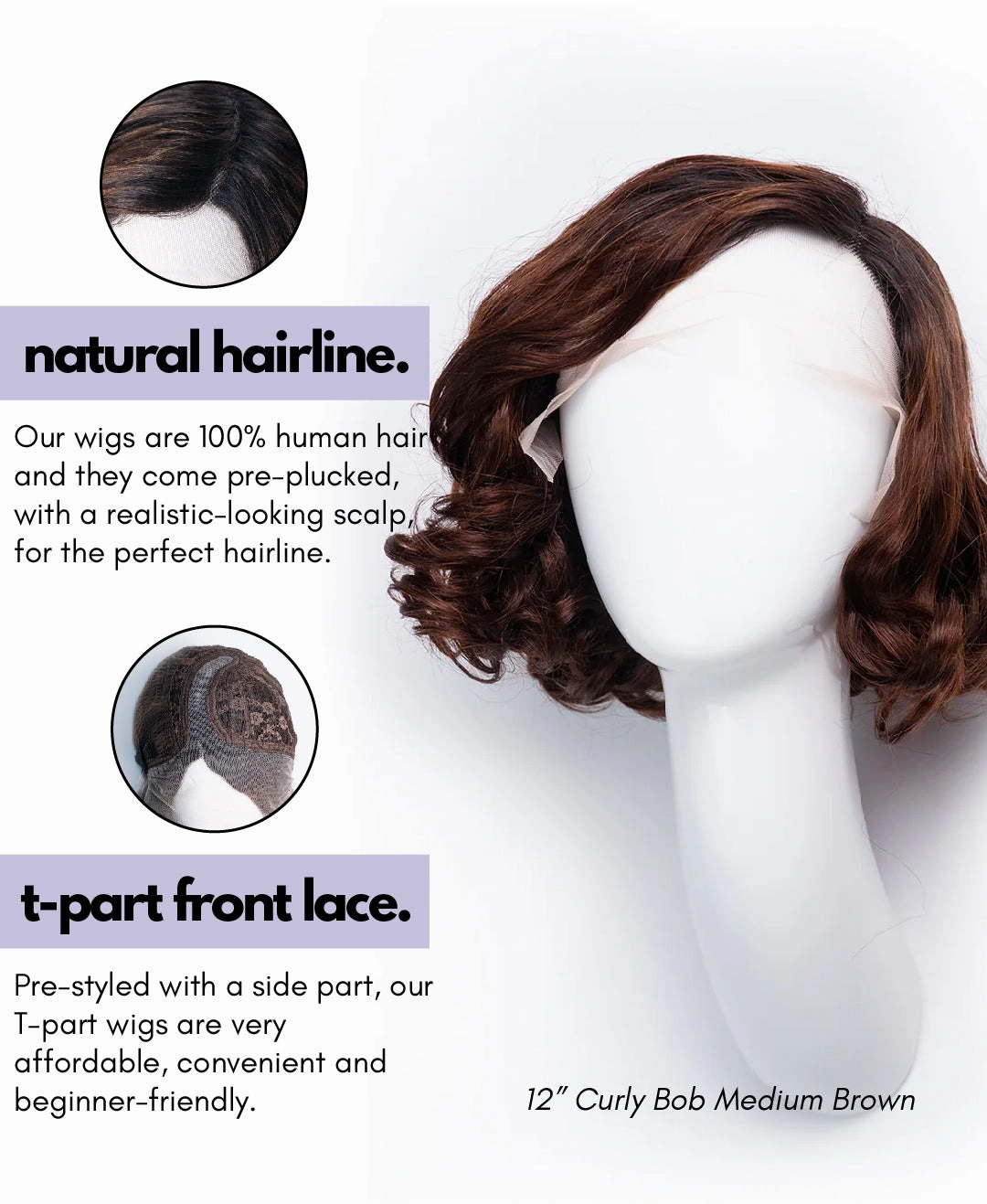 long bob with fringe human wig - 16" blonde highlights.