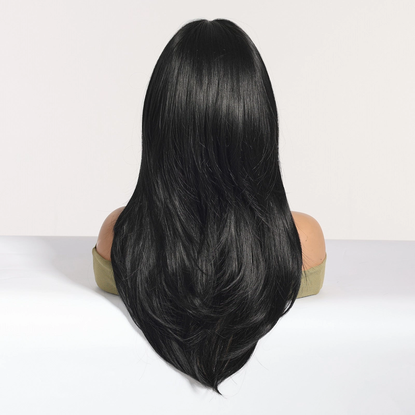 Long Layered Black Wig - MARKETPLACE
