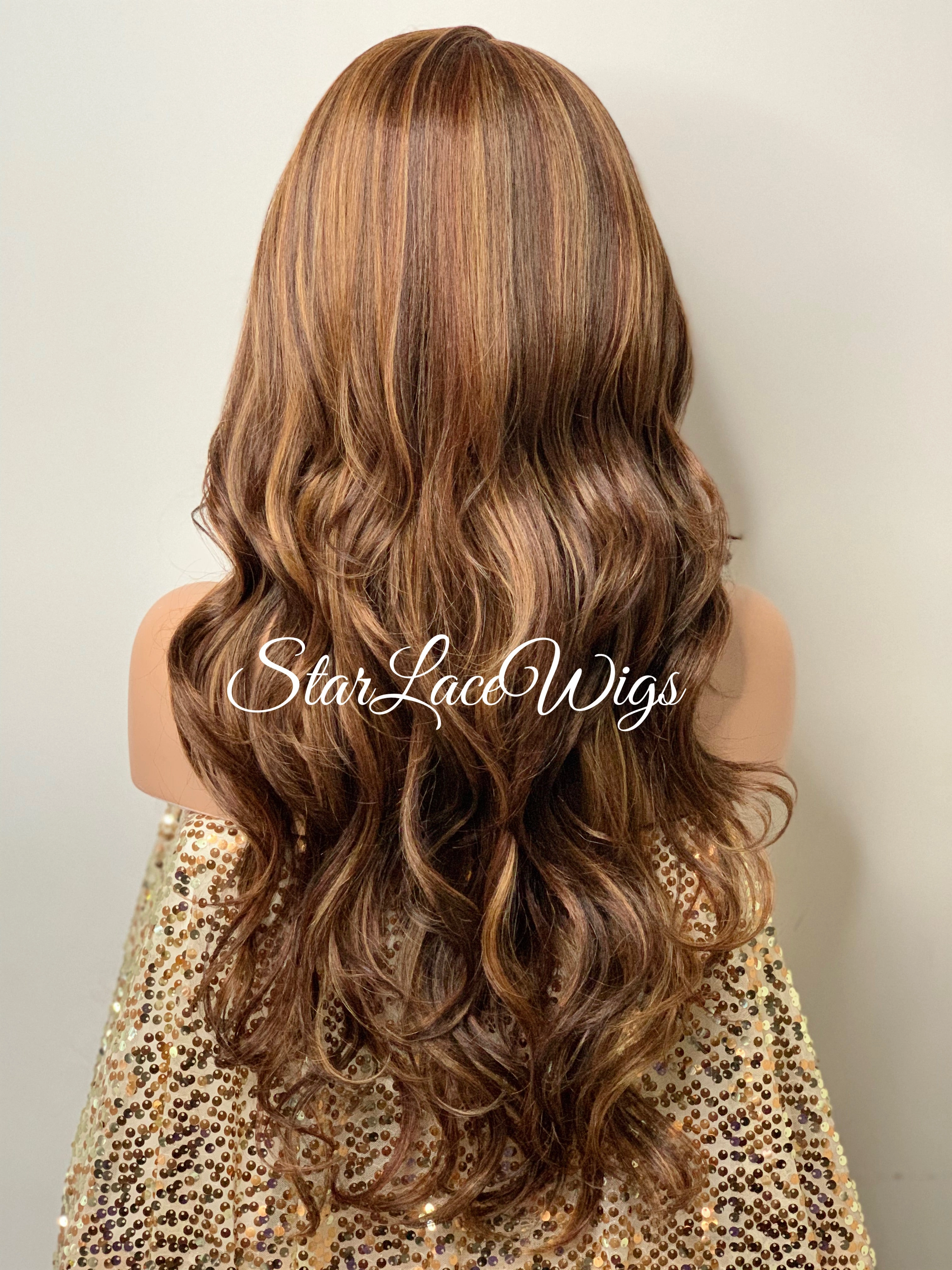 Long Loose Curly Layered Synthetic Lace Front Wig - Tessa