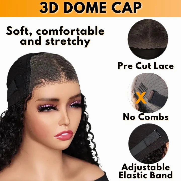 Long Straight Brown Ombre Blonde Wigs With Black Roots Human hair Wigs For Women And Girls