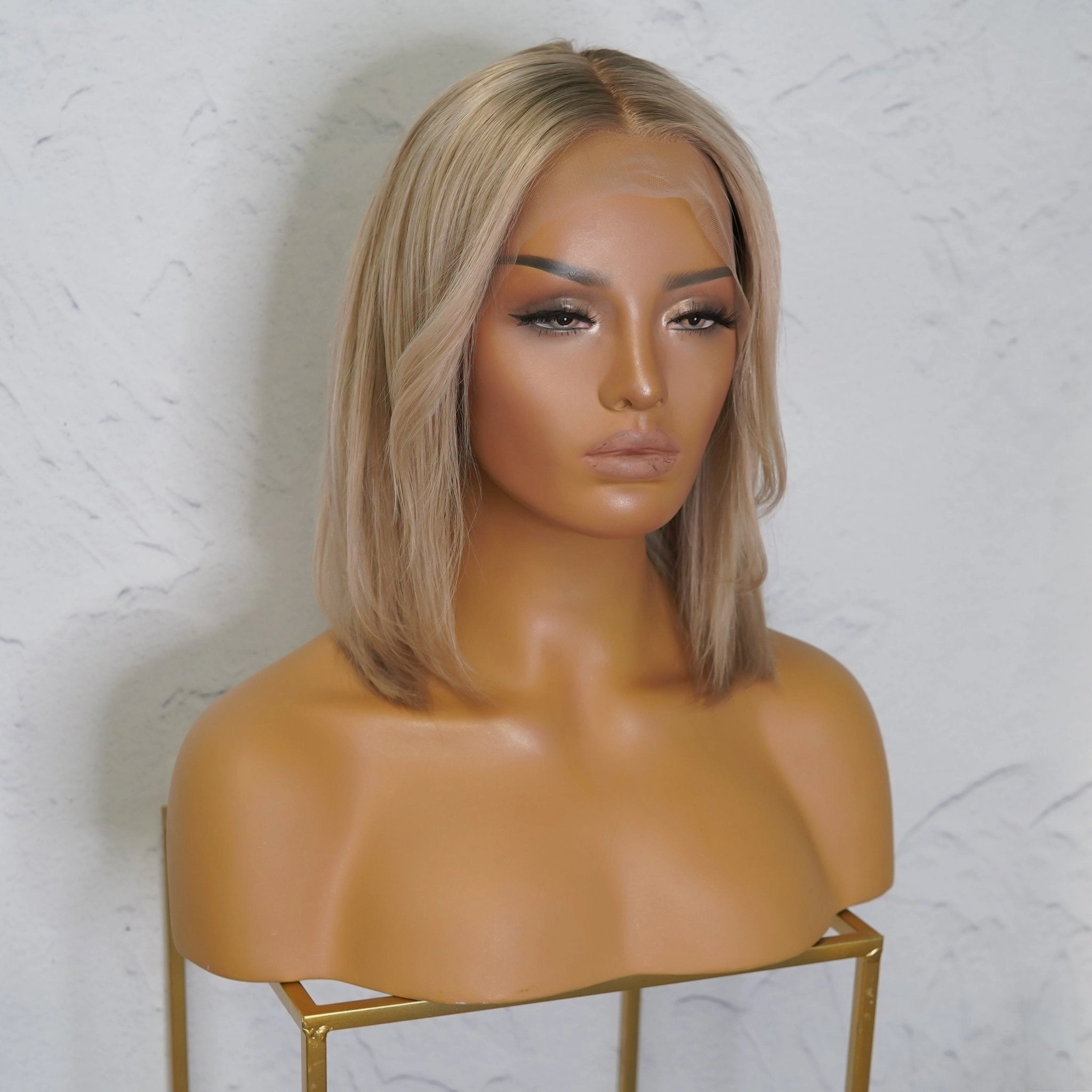 LULU Caramel Blonde Human Hair Lace Front Wig