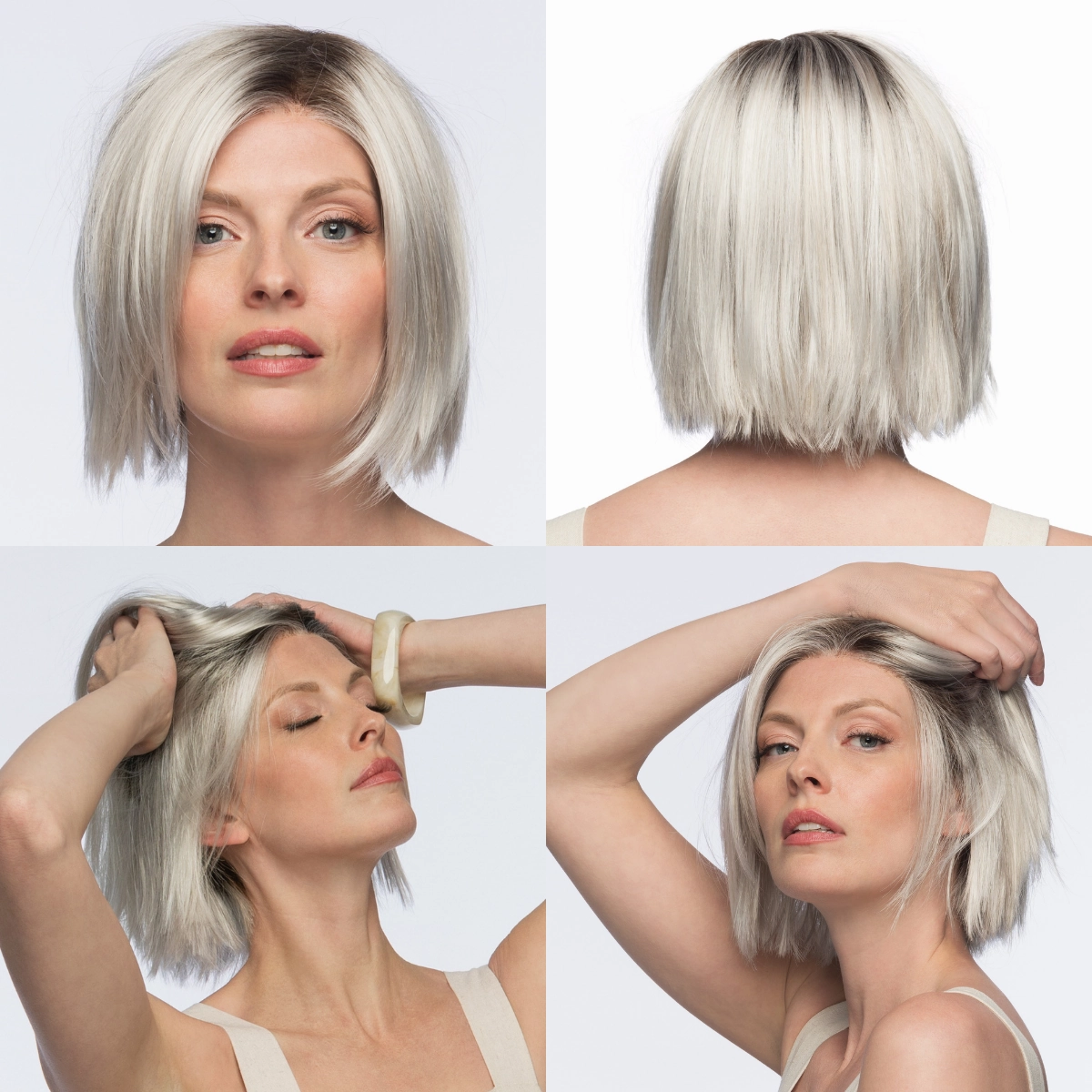 Lumi in ChromeRT1B - Swiss Lace  Collection by Estetica Designs ***CLEARANCE***