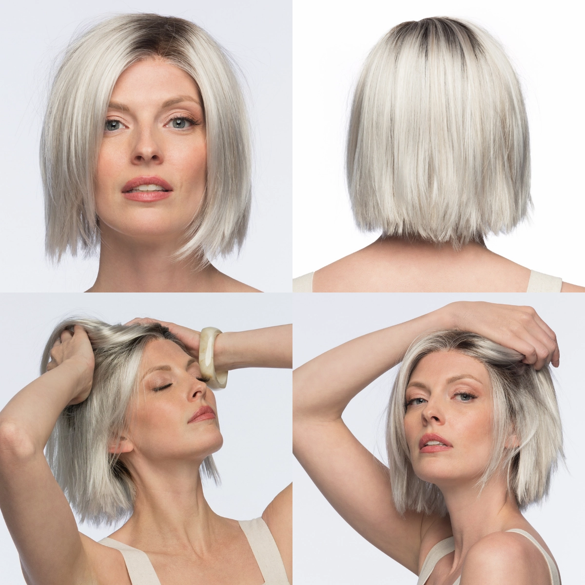 Lumi in ChromeRT1B - Swiss Lace  Collection by Estetica Designs ***CLEARANCE***