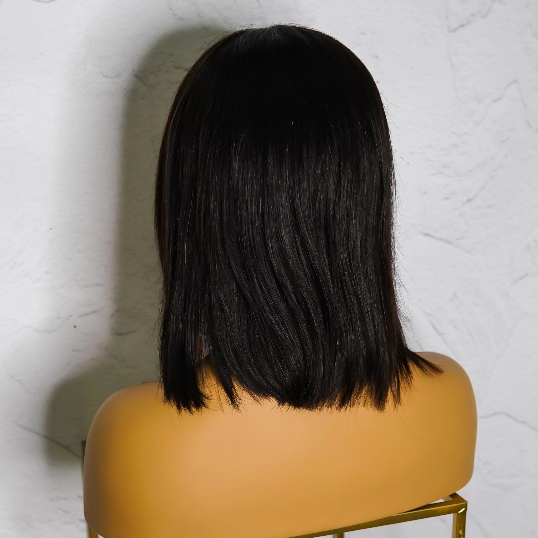 MADDIE Black Human Hair Lace Front Wig