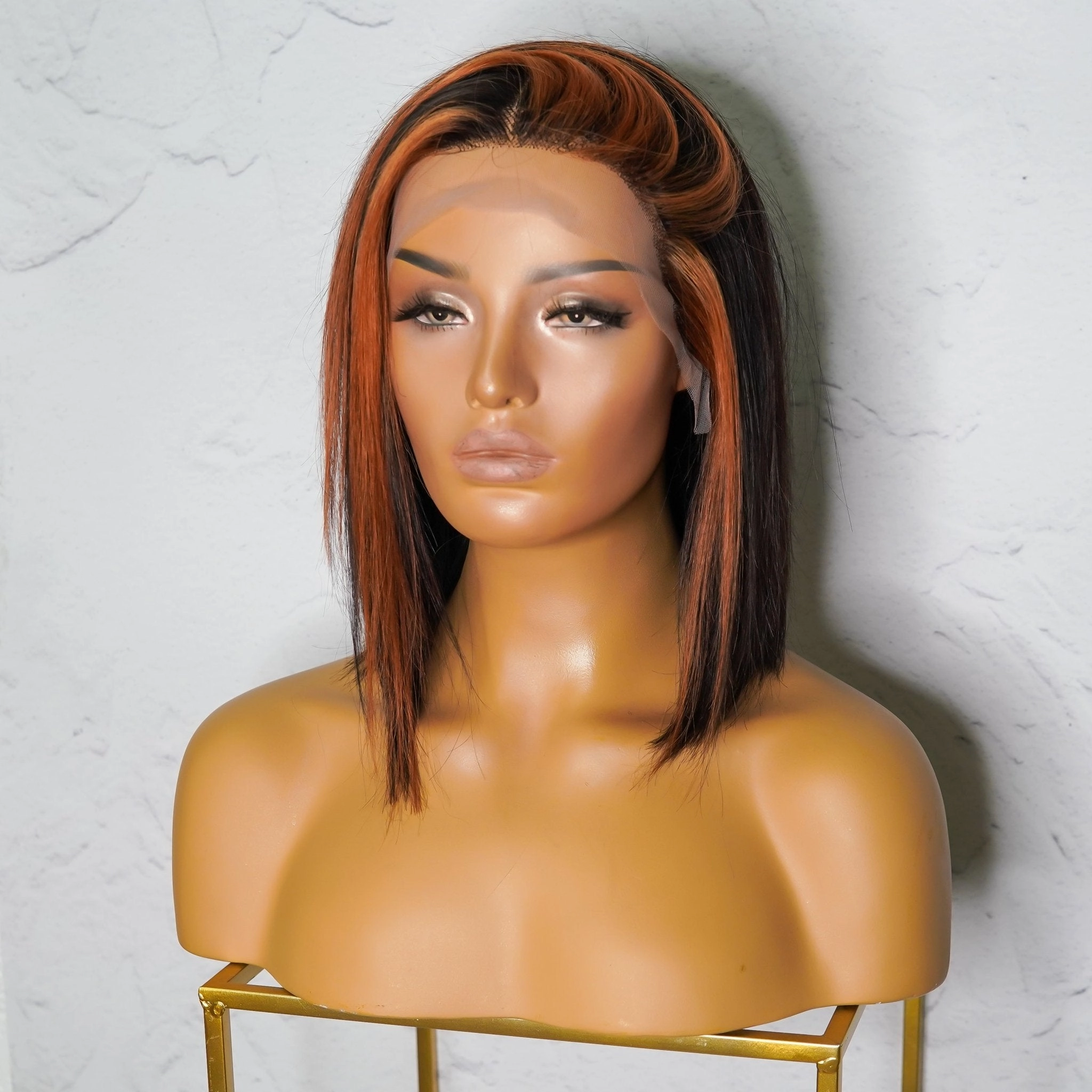MADDIE Black Human Hair Lace Front Wig