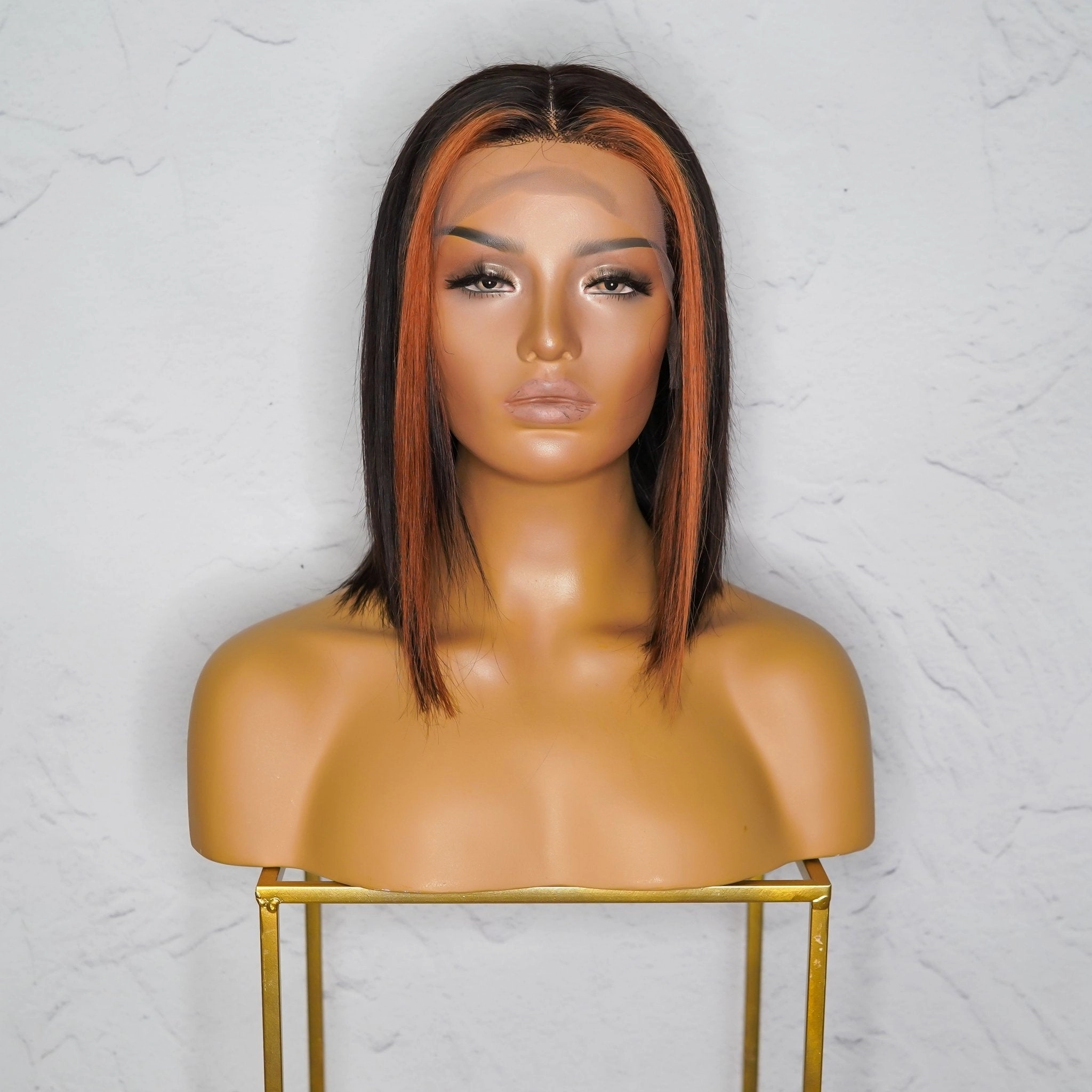 MADDIE Black Human Hair Lace Front Wig
