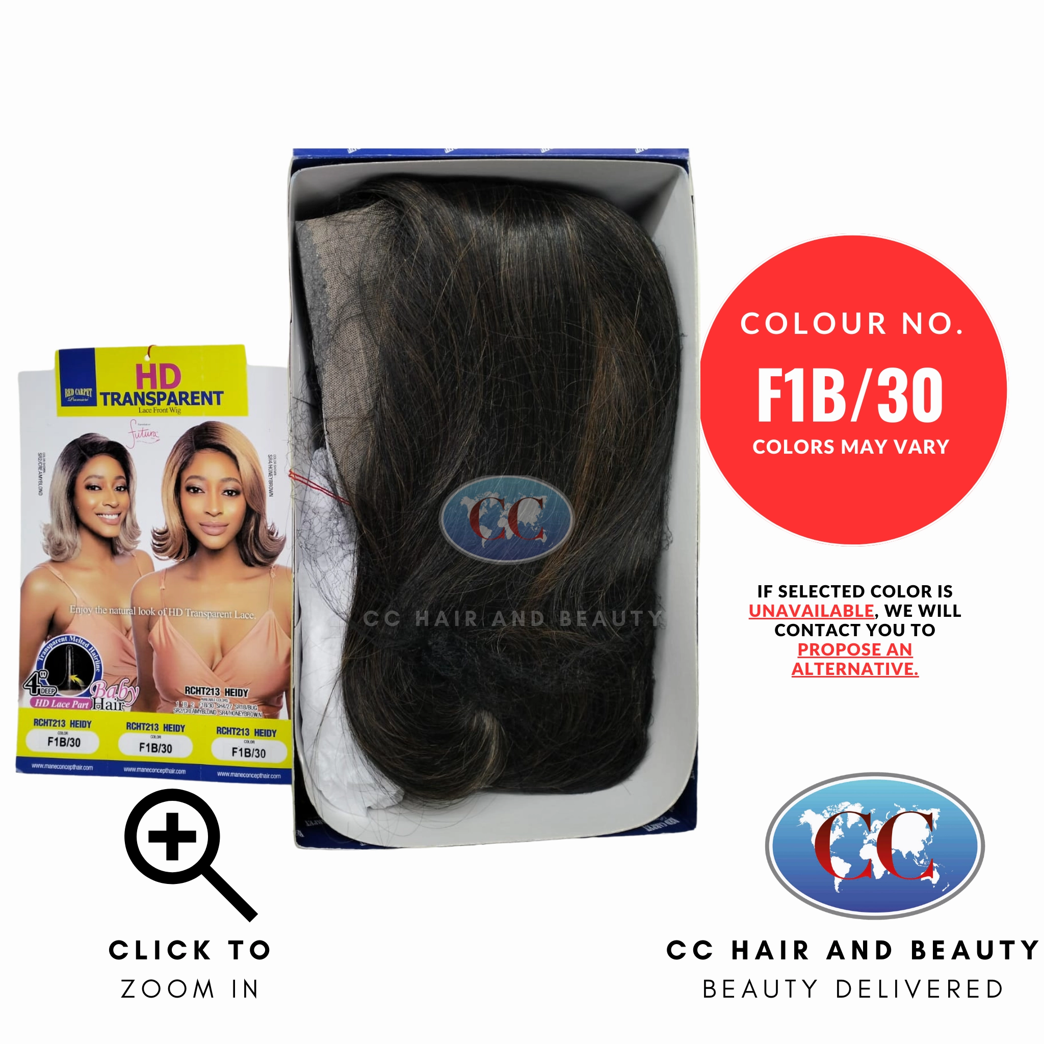 Mane Concept Red Carpet 4" HD Synthetic Transparent Lace Front Wig - HEIDY