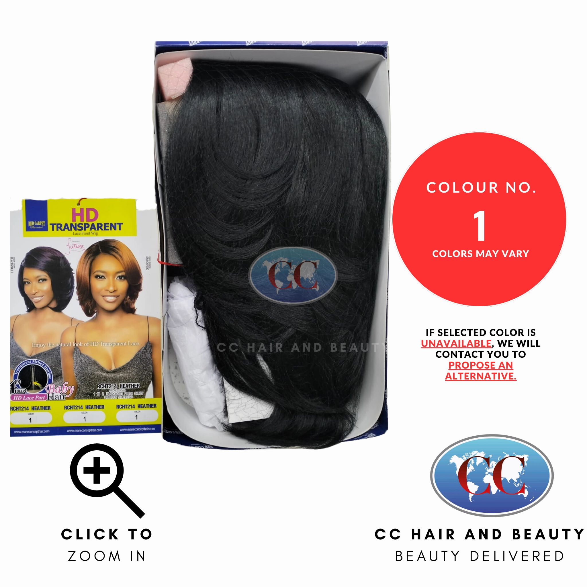 Mane Concept Red Carpet 4" HD Transparent Synthetic Lace Front Wig - RICHT214 HEATHER