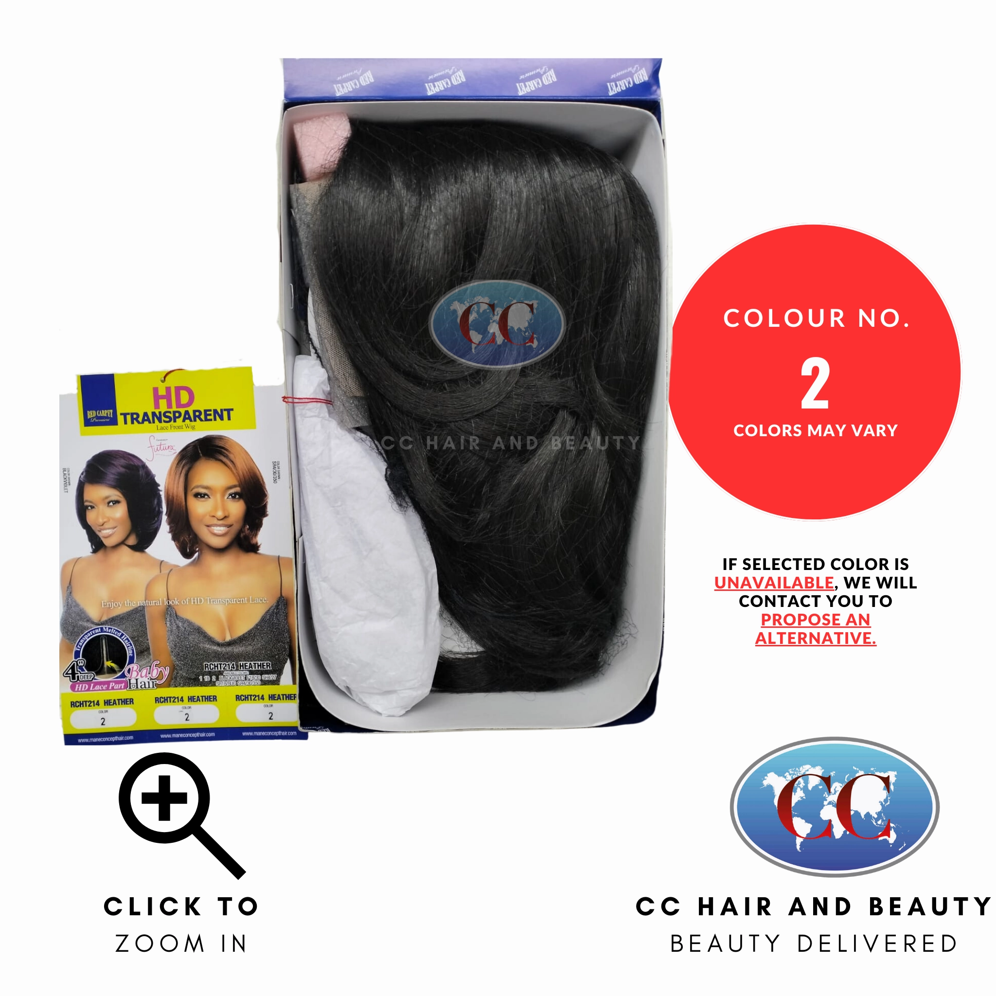 Mane Concept Red Carpet 4" HD Transparent Synthetic Lace Front Wig - RICHT214 HEATHER