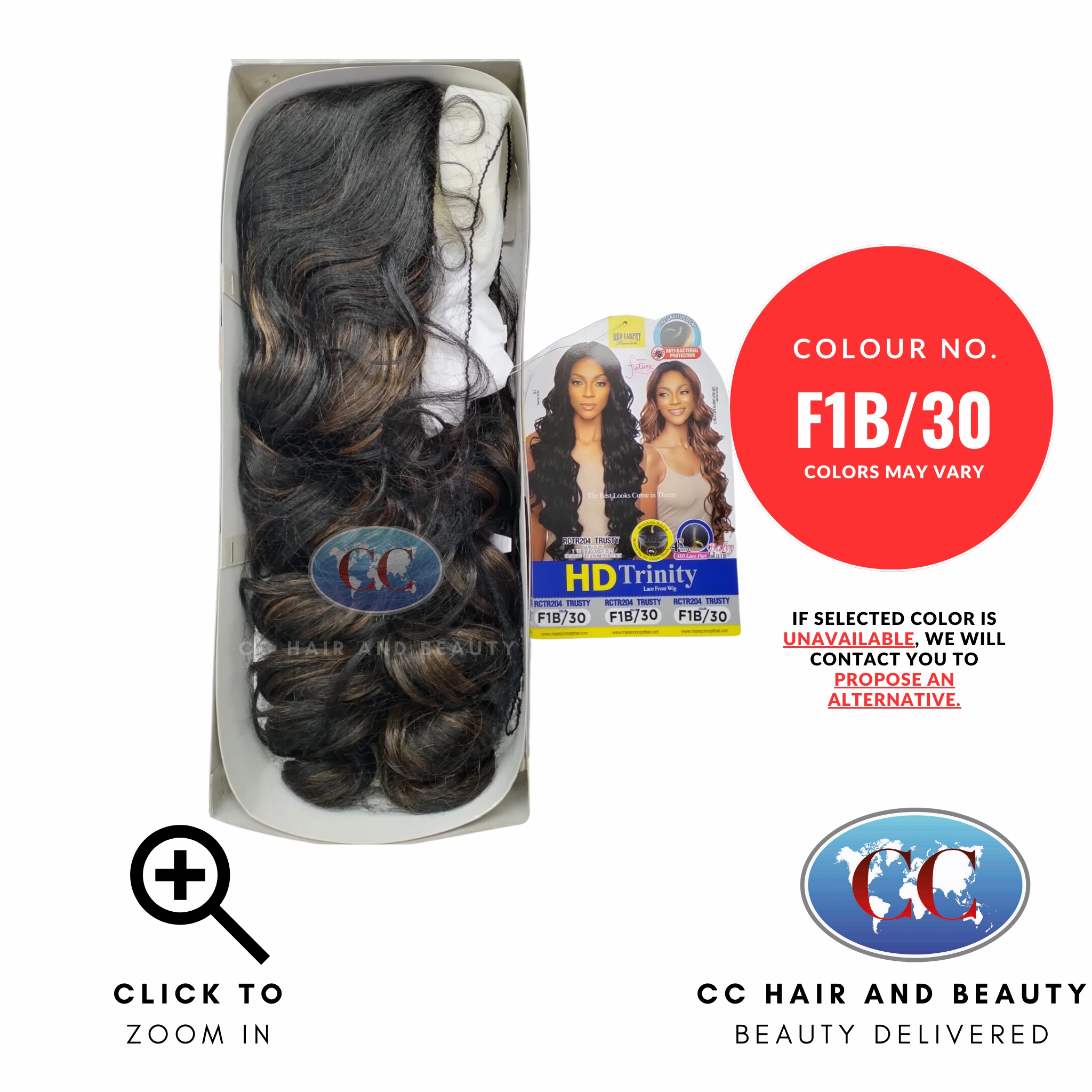 Mane Concept Red Carpet 4" Trinity Synthetic HD Lace Front Wig - RCTR204 TRUSTY