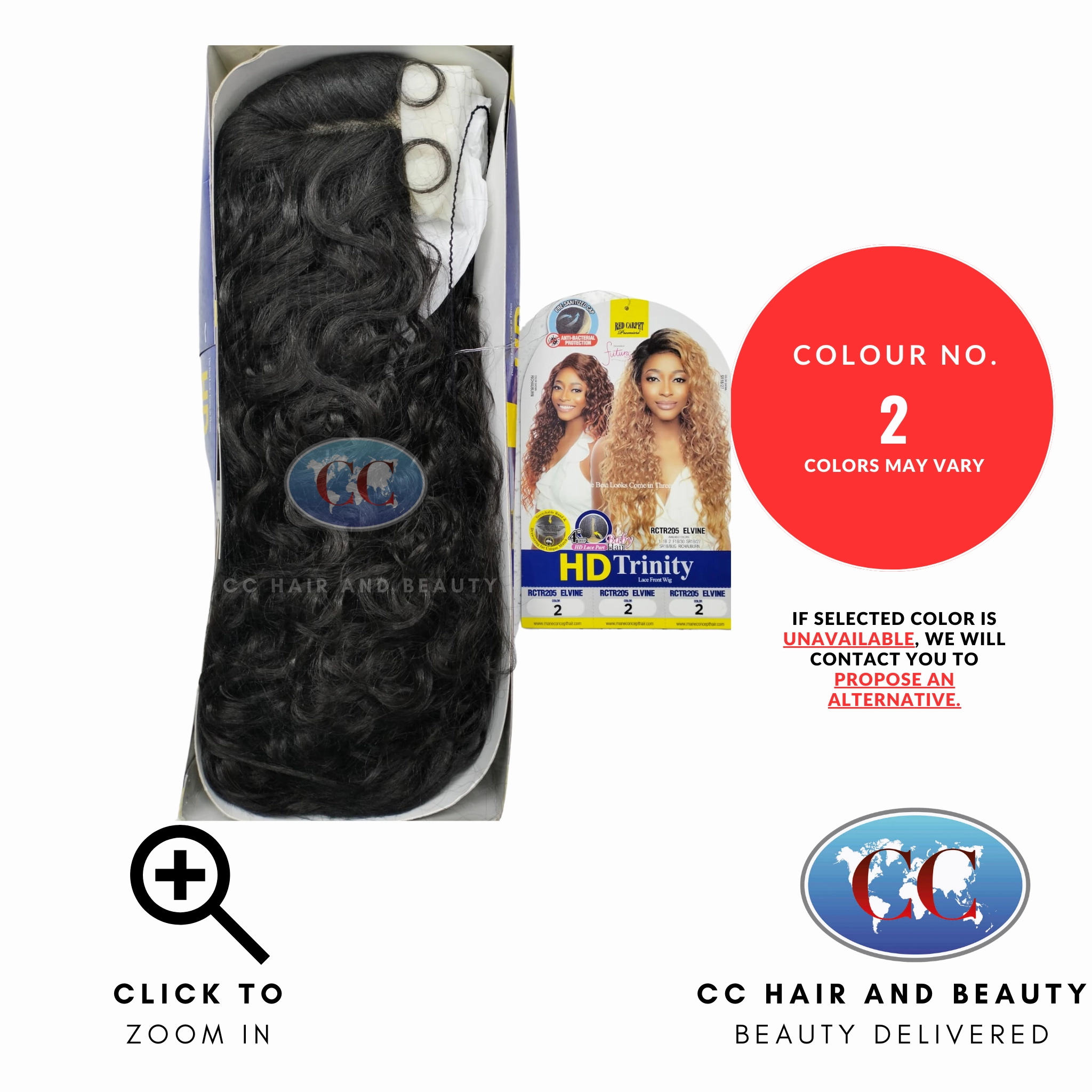 Mane Concept Red Carpet Synthetic HD Trinity Lace Front Wig 4" Deep Lace Part - RCTR205 Elvine